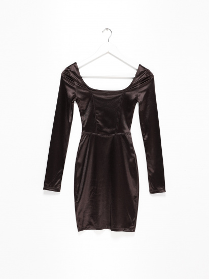 Платье мини H&M модель 0921448_т.коричневий — фото - INTERTOP