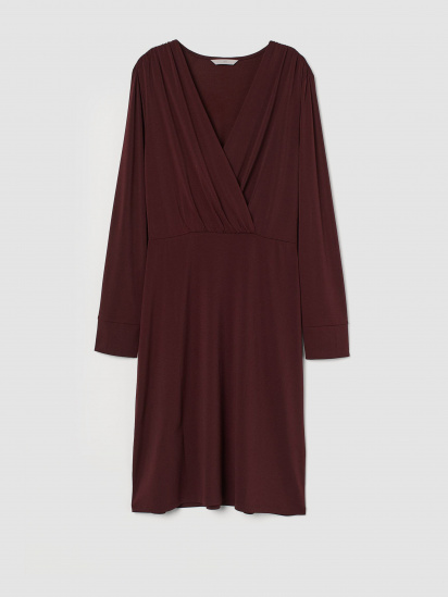 Сукня міді H&M модель 0923522_т.бордовий — фото - INTERTOP
