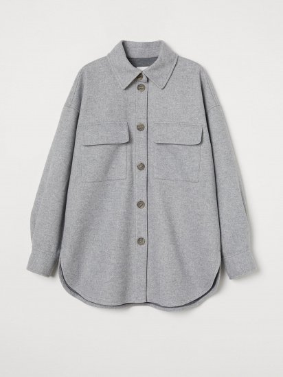 Демісезонна куртка H&M модель 0940695_сірий — фото - INTERTOP