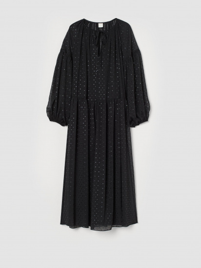 Платье миди H&M модель 0949269_чорний — фото - INTERTOP