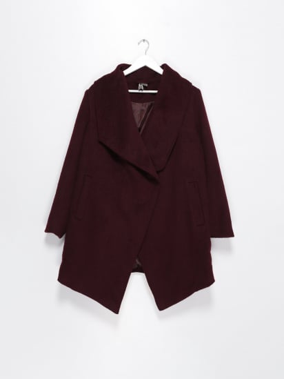 Пальто H&M модель 0300908_бордовий — фото - INTERTOP
