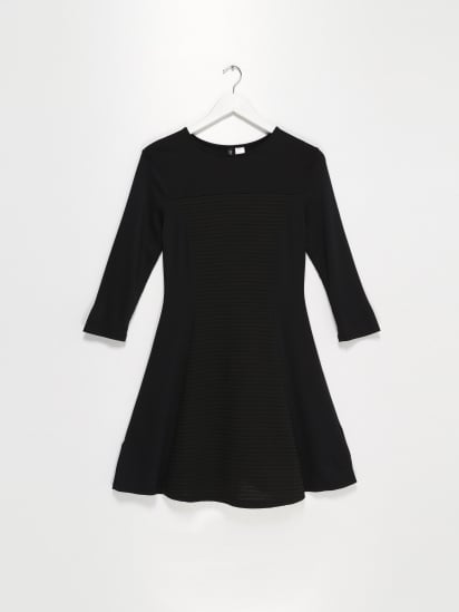 Платье миди H&M модель 0433252_чорний — фото - INTERTOP
