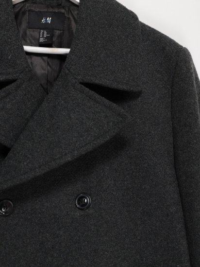 Пальто H&M модель 0438941_т.сірий — фото - INTERTOP