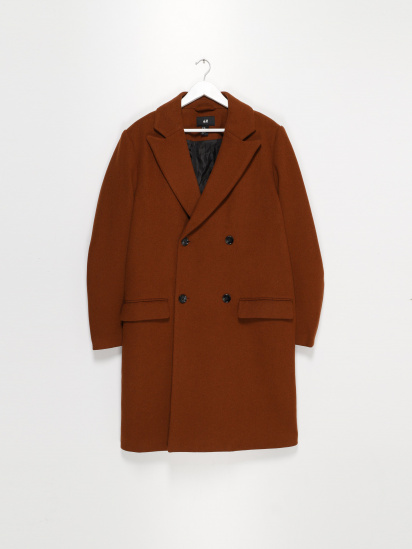 Пальто H&M модель 0501407_коричневий — фото - INTERTOP
