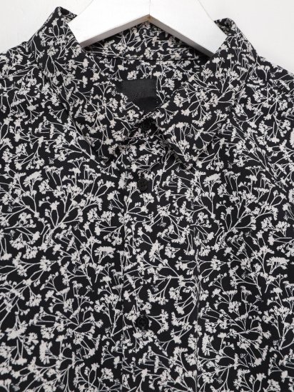 Рубашка H&M модель 0501722_чорний комб. — фото - INTERTOP
