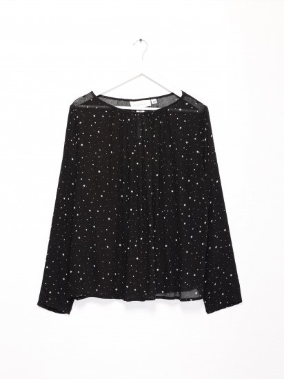 Блуза H&M модель 0690926_чорний з білим — фото - INTERTOP