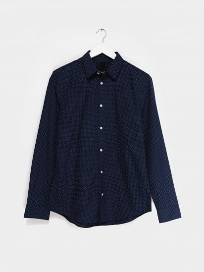 Рубашка H&M модель 0781758_т.синій з білим — фото - INTERTOP