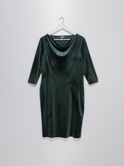 Платье миди H&M модель 0800804_зелений — фото - INTERTOP