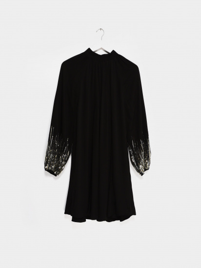 Сукня міді H&M модель 0821683_чорний комб. — фото - INTERTOP