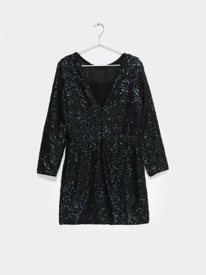 Платье миди H&M модель 0827349_чорний комб. — фото - INTERTOP