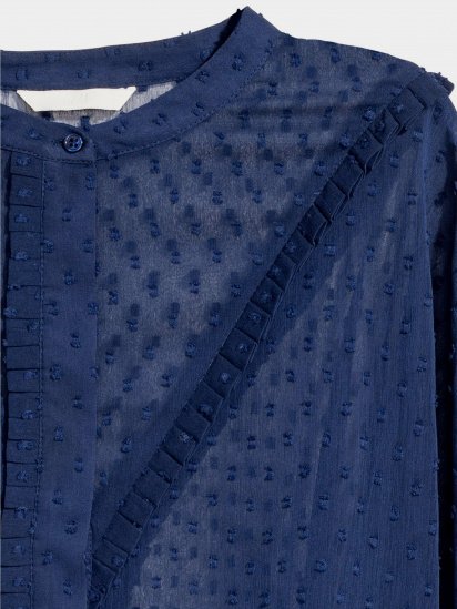 Блуза H&M модель 0546035_т.синій — фото - INTERTOP