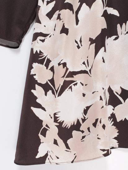 Сукня міді H&M модель 0926736_т.коричневий комб. — фото - INTERTOP