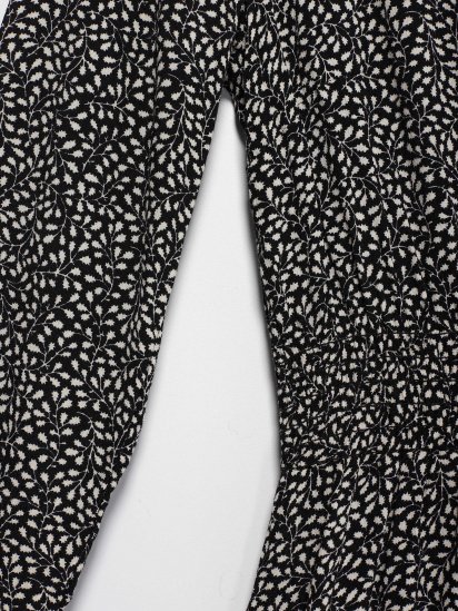 Платье мини H&M модель 0213321_чорний з білим — фото - INTERTOP