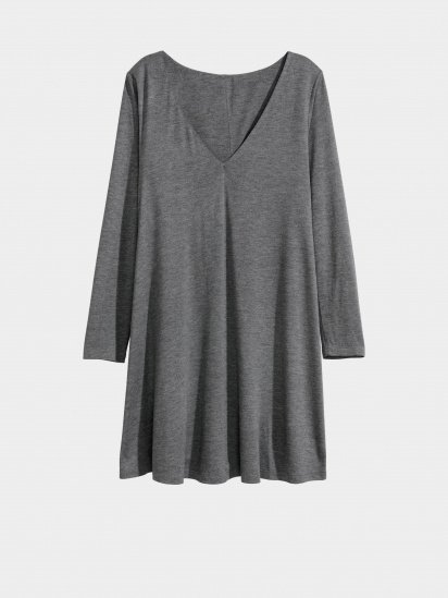 Платье миди H&M модель 0563635_т.сірий — фото - INTERTOP