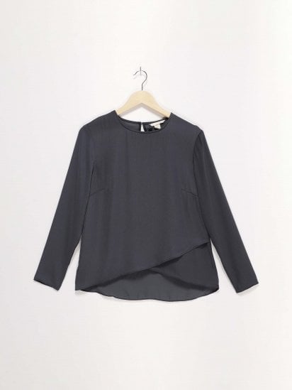 Блуза H&M модель 0372306_т.сірий — фото - INTERTOP