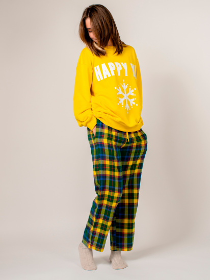 Низ пижамы brabrabra модель HOM2111010_yellow — фото - INTERTOP