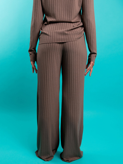 Штани для дому brabrabra модель HOM2216010_chocolate — фото 4 - INTERTOP