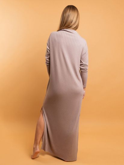 Сукня максі brabrabra модель HOM2216111_Mokko — фото - INTERTOP