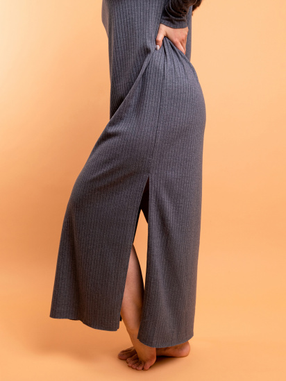 Сукня максі brabrabra модель HOM2217111_Gray-melange — фото 5 - INTERTOP