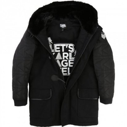 Пальта та плащі Karl Lagerfeld Kids модель Z26035/09B — фото 2 - INTERTOP