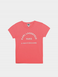 Рожевий - Футболка Karl Lagerfeld Kids