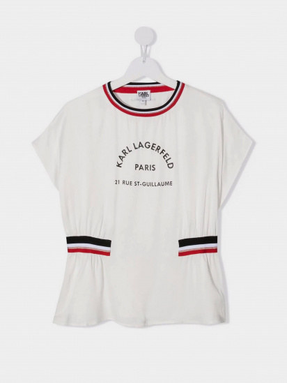 Блуза Karl Lagerfeld Kids модель Z15335/10B — фото - INTERTOP