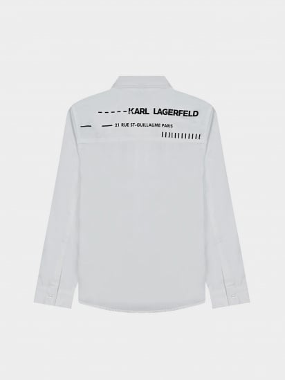 Сорочка з довгим рукавом Karl Lagerfeld Kids модель Z25317/M41 — фото 2 - INTERTOP