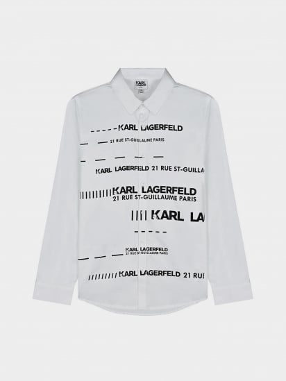 Сорочка Karl Lagerfeld Kids модель Z25317/M41 — фото - INTERTOP
