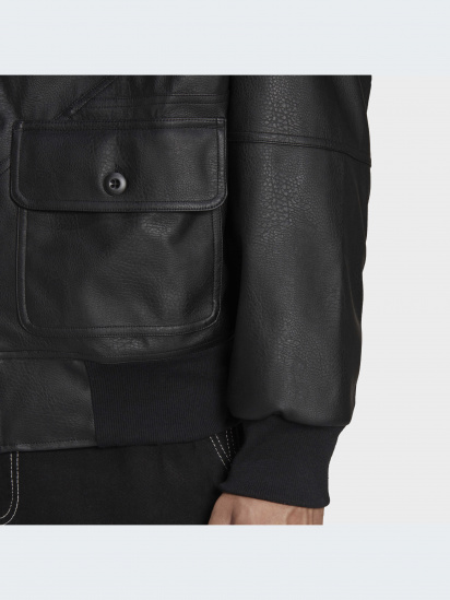 Куртка кожаная Adidas Adicolor модель HR8936-KZ — фото 5 - INTERTOP