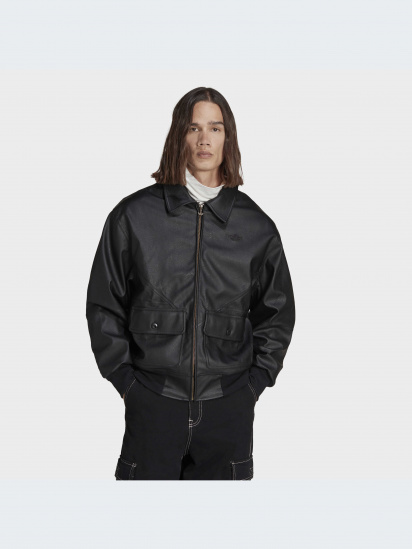 Куртка кожаная Adidas Adicolor модель HR8936-KZ — фото - INTERTOP