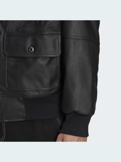 Куртка кожаная adidas Adicolor модель HR8936 — фото 9 - INTERTOP