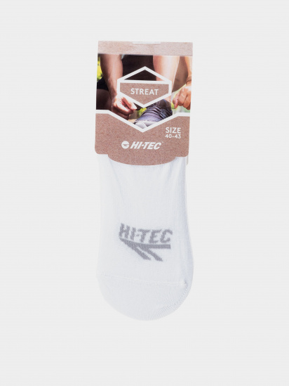Шкарпетки та гольфи Hitec модель STREAT-WHITE/GREY MELANGE LOGO — фото 3 - INTERTOP