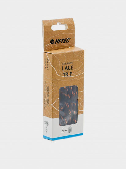 Шнурки Hitec Lace модель LACE TRIP-BROWN/ORANGE — фото - INTERTOP