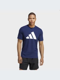 Синий - Футболка спортивная adidas