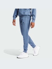 Синий - Брюки повседневные Adidas 3 Stripes
