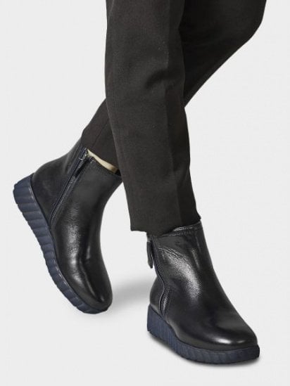 Ботинки Tamaris модель 25808-33-084 Black leather/Nav — фото 5 - INTERTOP