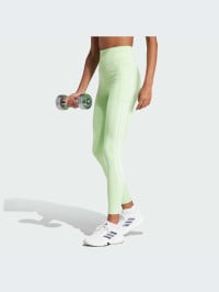 Зелений - Легінси спортивні adidas 3 Stripes