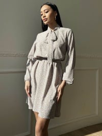 Серый - Платье мини Jadone Fashion
