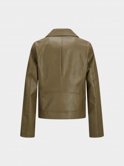 Куртка кожаная JJXX Gail модель 12206262_Burnt Olive — фото 6 - INTERTOP