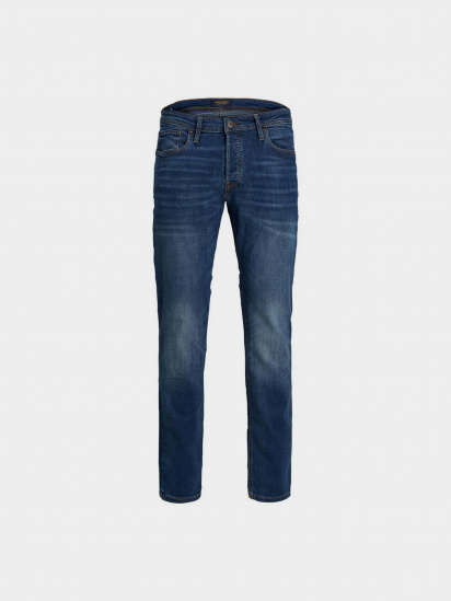 Прямые джинсы JACK & JONES модель 12146384_Blue Denim — фото 5 - INTERTOP