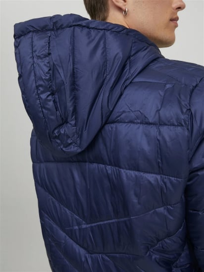 Демисезонная куртка JACK & JONES модель 12211785_Navy Blazer CONTRAST ZIP — фото - INTERTOP
