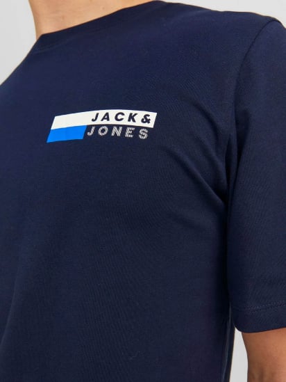 Футболка JACK & JONES модель 12233999_Navy Blazer — фото 6 - INTERTOP