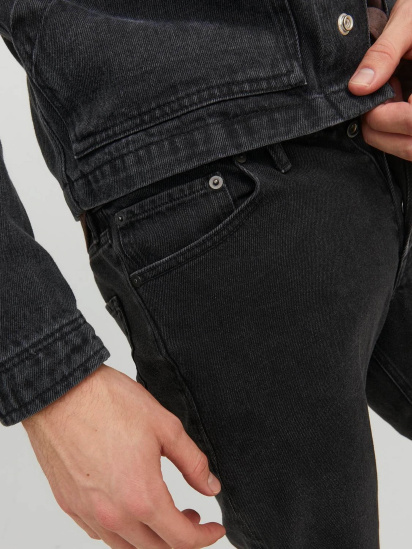 Прямі джинси JACK & JONES модель 12237392_Black Denim — фото 6 - INTERTOP