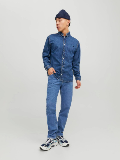 Прямі джинси JACK & JONES модель 12242320_Blue Denim — фото - INTERTOP