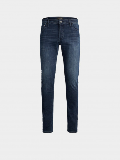 Зауженные джинсы JACK & JONES модель 12173407_Blue Denim — фото 6 - INTERTOP
