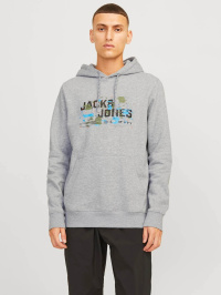 Сірий - Худі JACK & JONES