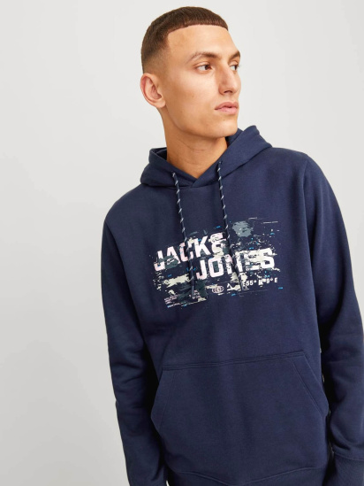 Худи JACK & JONES модель 12261670_Navy Blazer — фото 3 - INTERTOP