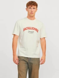 Молочный - Футболка JACK & JONES