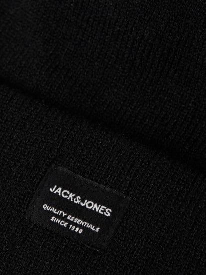 Шапка JACK & JONES модель 12092815_Black — фото 4 - INTERTOP