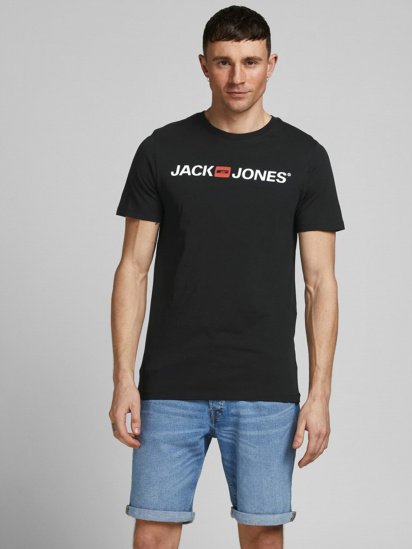 Футболка JACK & JONES модель 12137126_Black — фото - INTERTOP